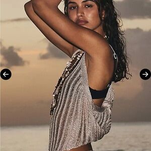 Free People Cream Tank Top